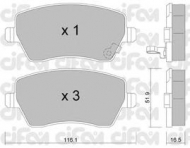 Комплект тормозных колодок CIFAM 822-485-1
