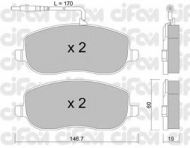 Комплект тормозных колодок CIFAM 822-530-0
