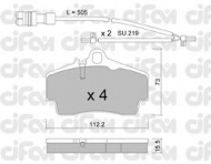 Комплект тормозных колодок CIFAM 822-658-0K