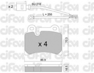 Комплект тормозных колодок CIFAM 822-660-0K