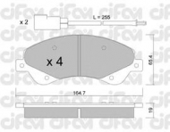 Комплект тормозных колодок CIFAM 822-679-0