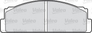 Комплект тормозных колодок VALEO 598088