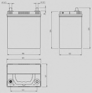 Аккумулятор OPEN PARTS MB040A.01