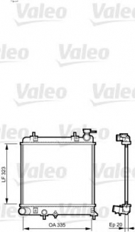 Теплообменник VALEO 734266