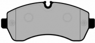 Комплект тормозных колодок Brake ENGINEERING PA1703