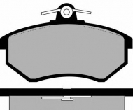 Комплект тормозных колодок Brake ENGINEERING PA381