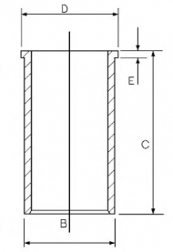 Втулка GOETZE ENGINE 14-024710-00