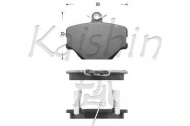 Комплект тормозных колодок KAISHIN D10049