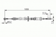 Трос BOSCH 1 987 477 114