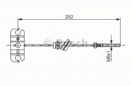 Трос BOSCH 1 987 477 503