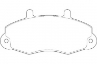 Комплект тормозных колодок WAGNER WBP21470A