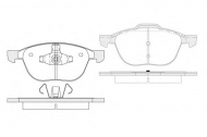 Комплект тормозных колодок KOSHIMO 1850.0058140