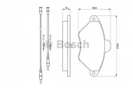 Комплект тормозных колодок BOSCH 0 986 424 278