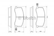 Комплект тормозных колодок BOSCH 0 986 424 465