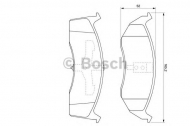 Комплект тормозных колодок BOSCH 0 986 424 587