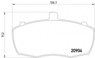 Комплект тормозных колодок HELLA PAGID 8DB 355 005-851