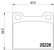 Комплект тормозных колодок HELLA PAGID 8DB 355 006-981