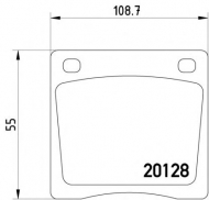 Комплект тормозных колодок HELLA PAGID 8DB 355 007-181
