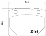 Комплект тормозных колодок HELLA PAGID 8DB 355 007-191
