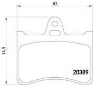 Комплект тормозных колодок HELLA PAGID 8DB 355 007-201