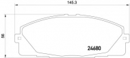 Комплект тормозных колодок HELLA PAGID 8DB 355 015-831
