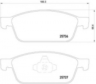 Комплект тормозных колодок HELLA PAGID 8DB 355 020-831