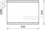 Испаритель VAN WEZEL 3000V544