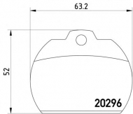 Комплект тормозных колодок TEXTAR 2029602