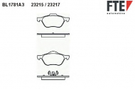 Комплект тормозных колодок FTE BL1781A3