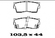 Комплект тормозных колодок FTE BL1332A2