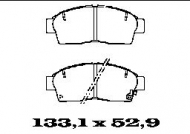 Комплект тормозных колодок FTE BL1353A2