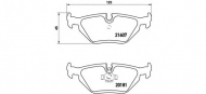 Комплект тормозных колодок BREMBO P 06 013