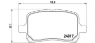 Комплект тормозных колодок BREMBO P 10 014