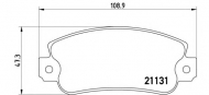 Комплект тормозных колодок BREMBO P 23 029