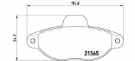 Комплект тормозных колодок BREMBO P 23 054