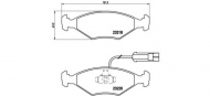 Комплект тормозных колодок BREMBO P 23 056