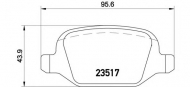 Комплект тормозных колодок BREMBO P 23 065