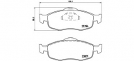 Комплект тормозных колодок BREMBO P 24 037