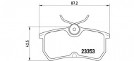 Комплект тормозных колодок BREMBO P 24 047