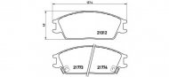 Комплект тормозных колодок BREMBO P 30 024