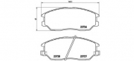 Комплект тормозных колодок BREMBO P 30 028