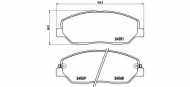 Комплект тормозных колодок BREMBO P 30 036