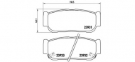 Комплект тормозных колодок BREMBO P 30 057