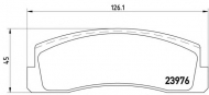 Комплект тормозных колодок BREMBO P 41 005