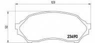 Комплект тормозных колодок BREMBO P 49 027