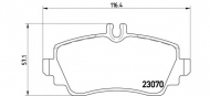 Комплект тормозных колодок BREMBO P 50 047
