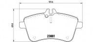 Комплект тормозных колодок BREMBO P 50 057