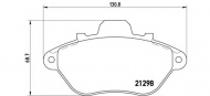 Комплект тормозных колодок BREMBO P 61 039