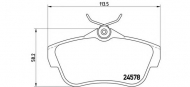 Комплект тормозных колодок BREMBO P 61 095