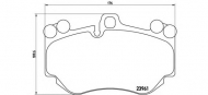 Комплект тормозных колодок BREMBO P 65 016